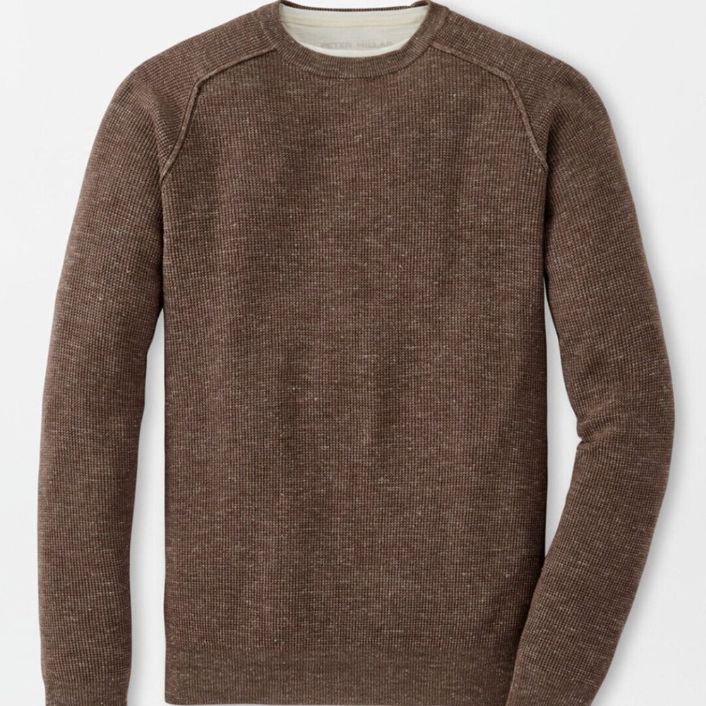 NEW - Peter Millar Port Saddle Shoulder Wool Sweater (XXL)